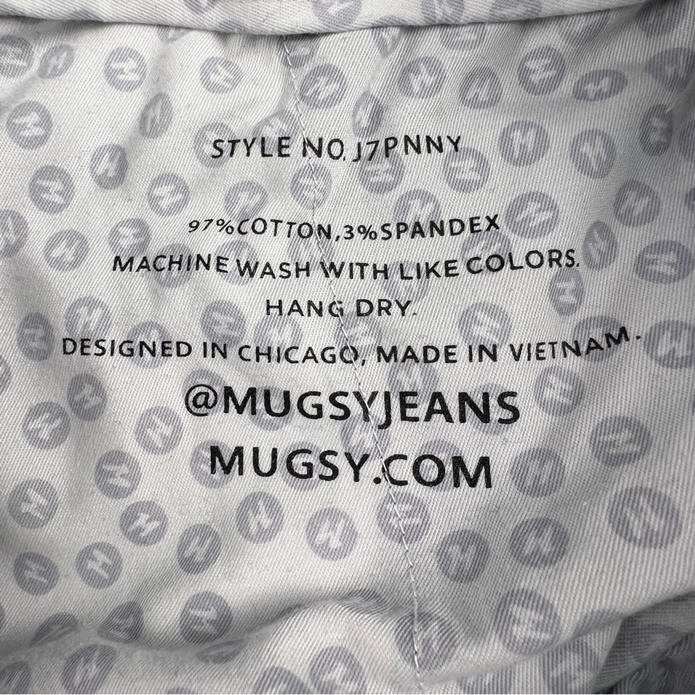 Mugsy Joggers Pants Mens Large Cadets Blue Gray Lightweight Twill Casual J7PNNY - Picture 9 of 10